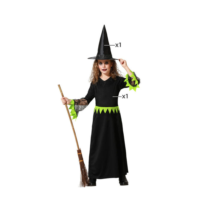 Disfraz para Niños Verde Bruja