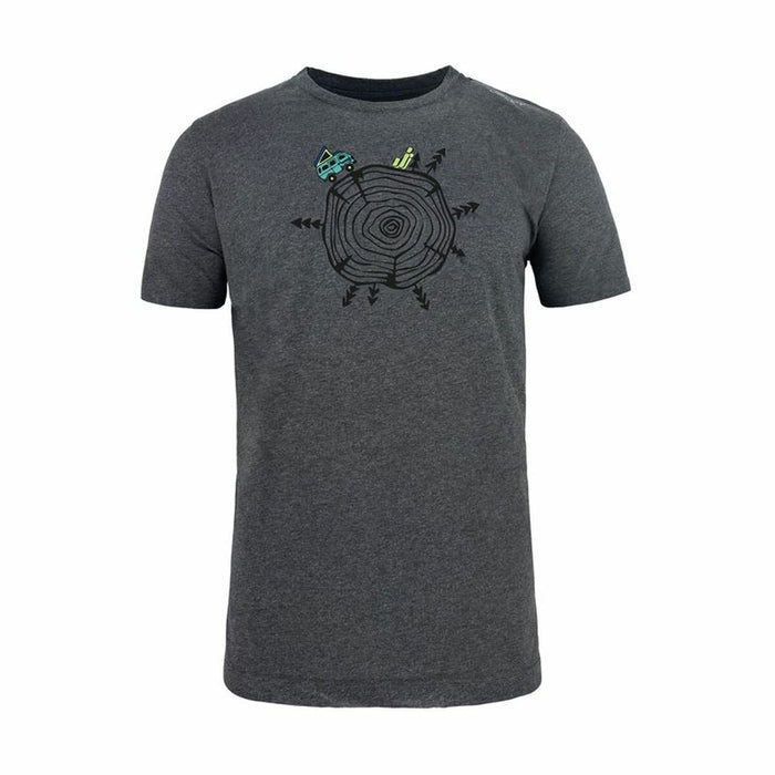 Men’s Short Sleeve T-Shirt Joluvi Wood Dark grey