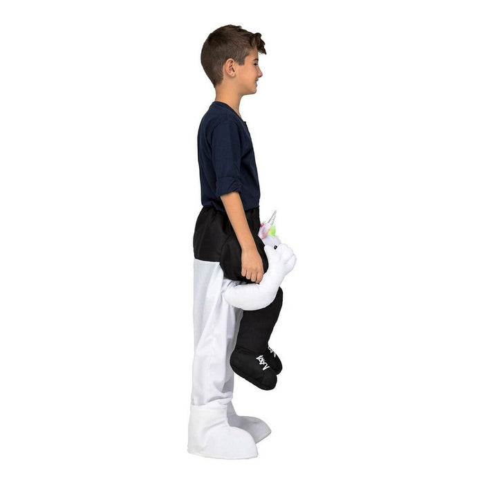 Costume for Children My Other Me Ride-On Unicorn 10-12 Years White