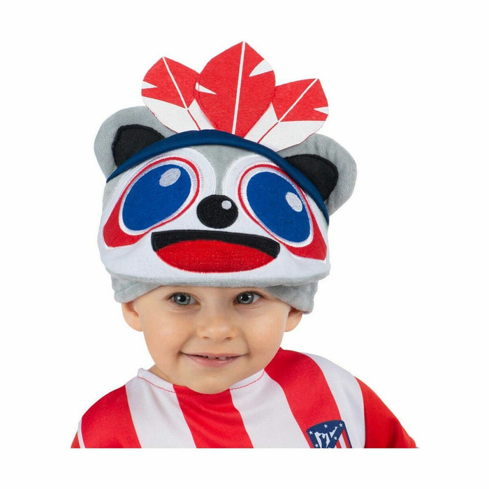 Gorro My Other Me Rojo Atlético de Madrid Talla única Disfraz para Bebés
