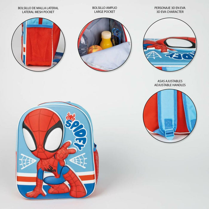 3D Child bag Spidey Blue
