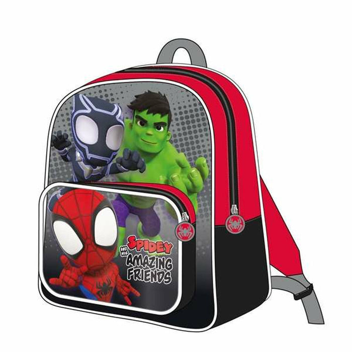 Mochila Escolar Spidey Rojo 25,0 x 30,0 x 1,2 cm