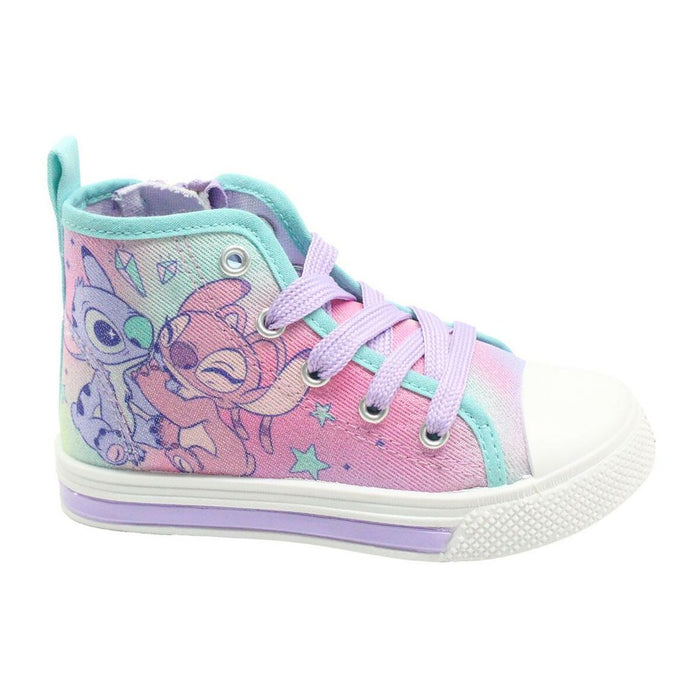 Zapatillas Casual Con LED Stitch Multicolor