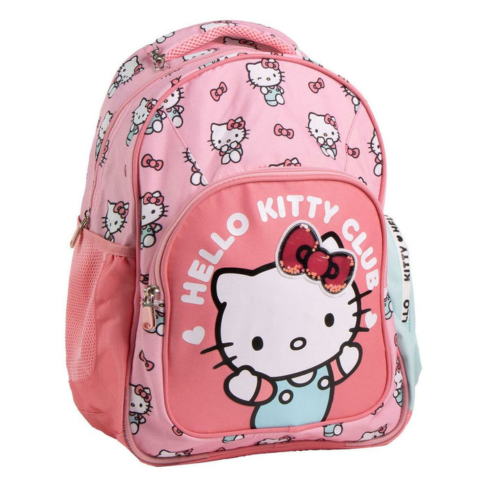 School Bag Hello Kitty Pink 32 x 42 x 20 cm