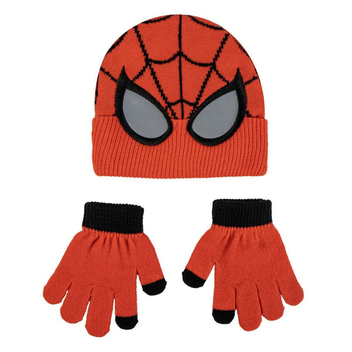 Hat & Gloves Spider-Man Red 2 Pieces