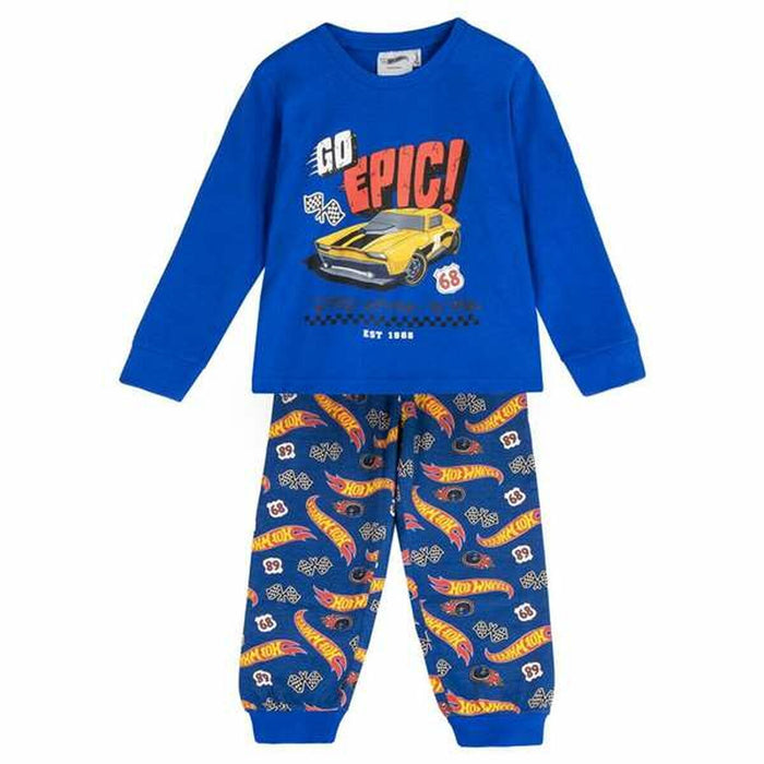 Children's Pyjama Hot Wheels Blue 8 Years