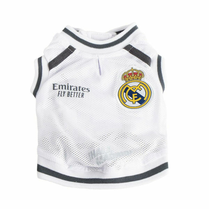 Child's Short Sleeve T-Shirt Real Madrid C.F. White