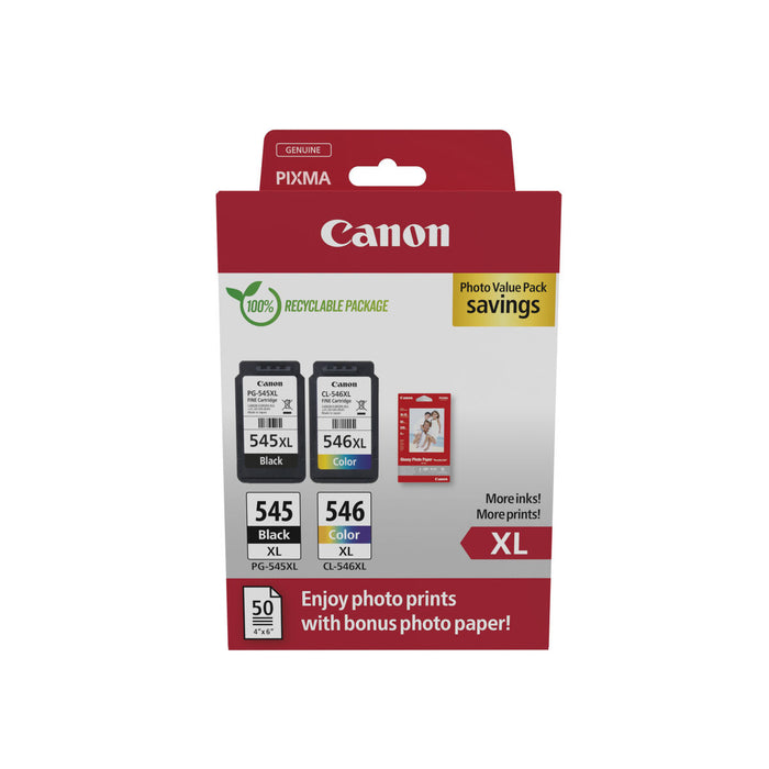 Pack de Tinta y Papel Fotográfico Canon 8286B011
