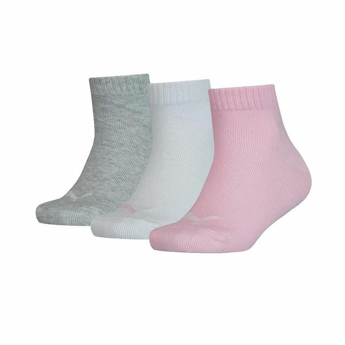 Sports Socks Puma Quarter  Multicolour 3 Units