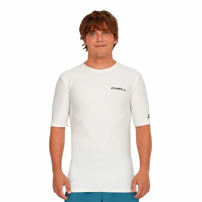 Men’s Short Sleeve T-Shirt O'Neill Essentials Skins S/Slv White