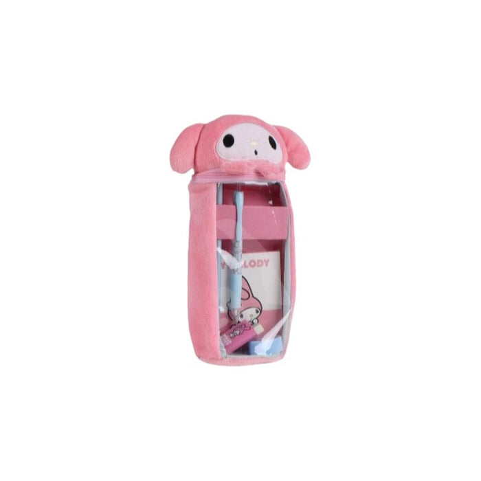 School Case with Accessories Hello Kitty Pink