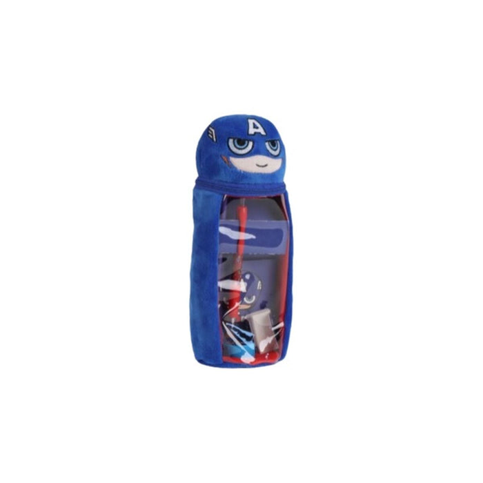 School Case with Accessories The Avengers Blue