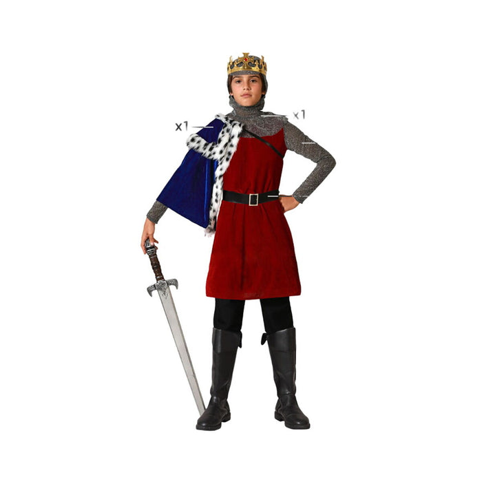 Disfraz para Niños Rey Medieval 5-6 Años