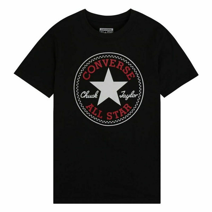 Camiseta de Manga Corta Converse Negro 16 Años