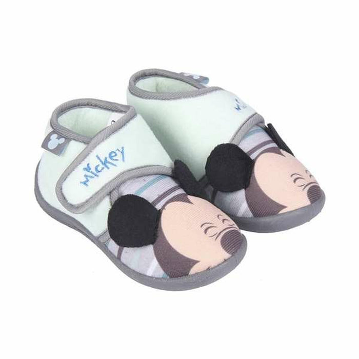 House Slippers Mickey Mouse Light Green 21