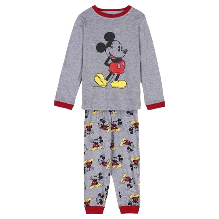 Pijama Infantil Mickey Mouse Gris
