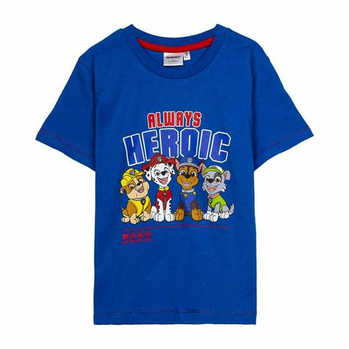 Child's Short Sleeve T-Shirt The Paw Patrol Dark blue 6 Years