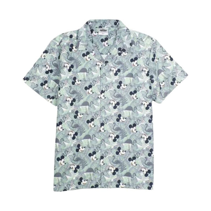 Men’s Short Sleeve T-Shirt Mickey Mouse Light Green