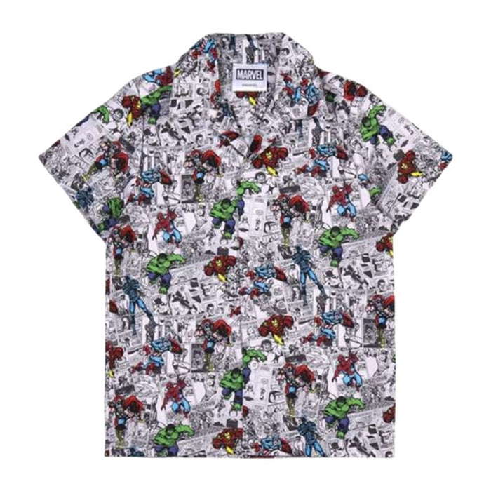 Child's Short Sleeve T-Shirt Marvel Light grey