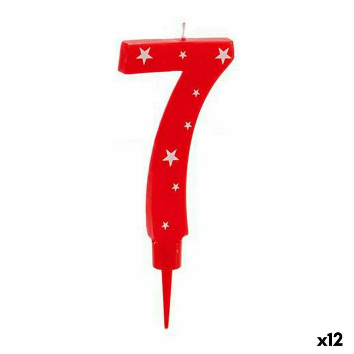 Vela CL14A133-7 CL14A133-7 Cumpleaños Número 7 (12 Unidades)