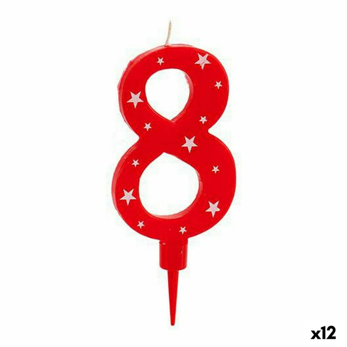 Vela CL14A133-8 CL14A133-8 Cumpleaños Número 8 (12 Unidades)