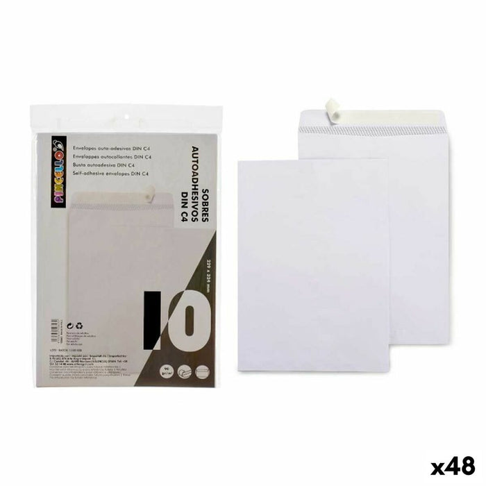 Envelopes Pincello 229X324-10 229X324-10 White Paper 23 x 1 x 32,5 cm 229 x 324 mm 10 Pieces (48 Units)