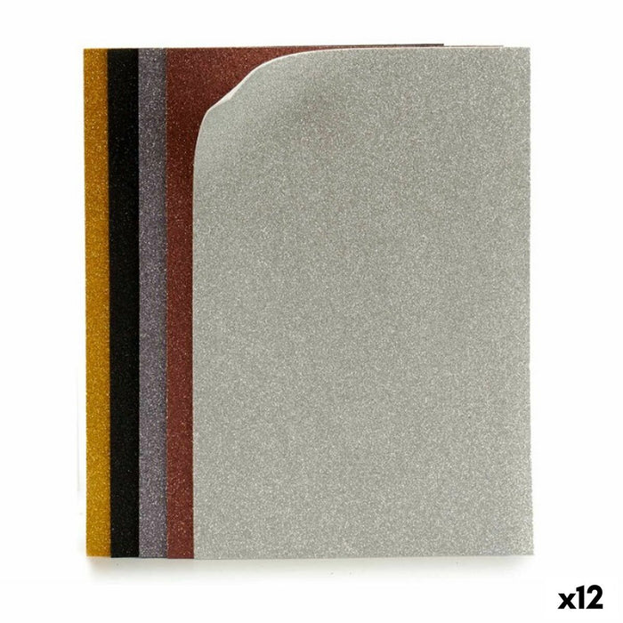 Goma Eva Pincello 1804053 1804053 Multicolor Purpurina 65 x 0,2 x 45 cm (12 Unidades)