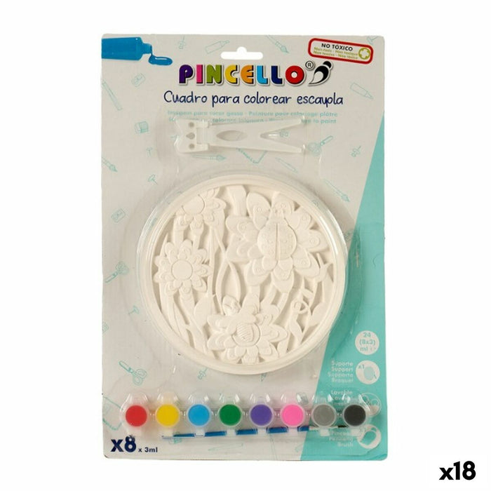Craft Game Pincello 8 3,5 x 38 x 25 cm Painting Plaster (18 Units)