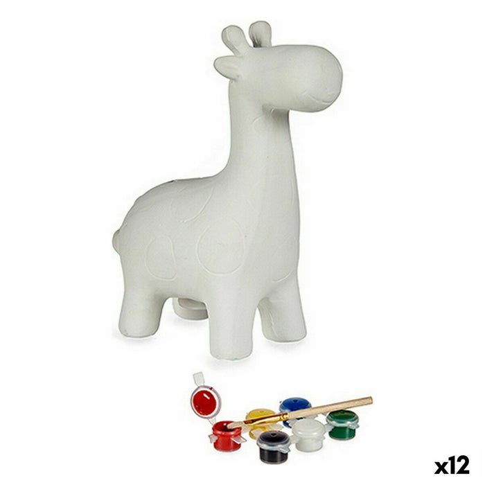 Paint Your Own Money Box Pincello BS2316 BS2316 Ceramic Giraffe 6,8 x 16,2 x 13,2 cm 13,5 x 17 x 6,8 cm 12 x 16 x 5,5 cm (12 Uni