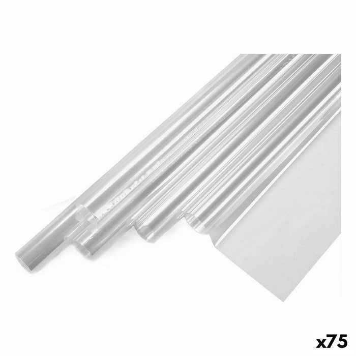 Papel de Regalo FLOR7X1,5TRA FLOR7X1,5TRA Transparente 70 x 150 cm (75 Unidades)