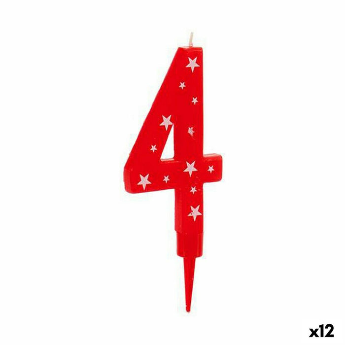 Vela CL14A133-4 CL14A133-4 Cumpleaños Número 4 (12 Unidades)