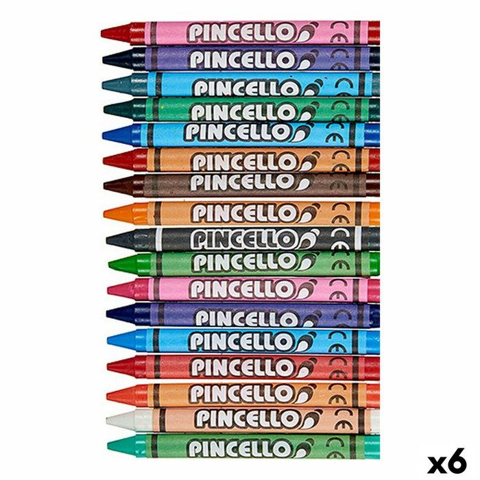 Ceras de colores Pincello 36C 36C Multicolor (6 Unidades)
