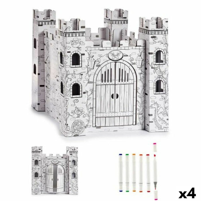 Paper Craft games Pincello CV20983 CV20983 Castle (4 Units)