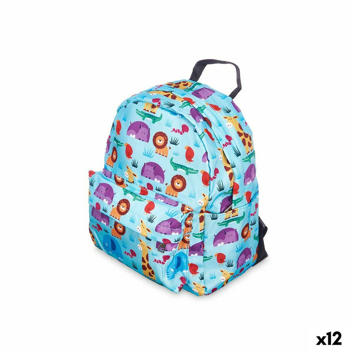 School Bag Pincello 587 587 Multicolour 28 x 12 x 22 cm 22 x 28 x 12 cm animals (12 Units)