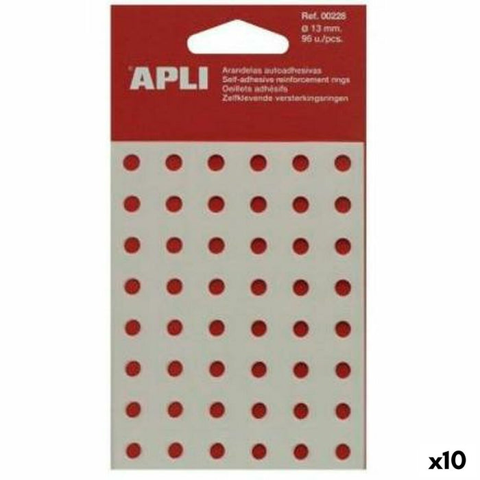 Washers Apli Transparent Ø 13 mm 96 Pieces (10 Units)