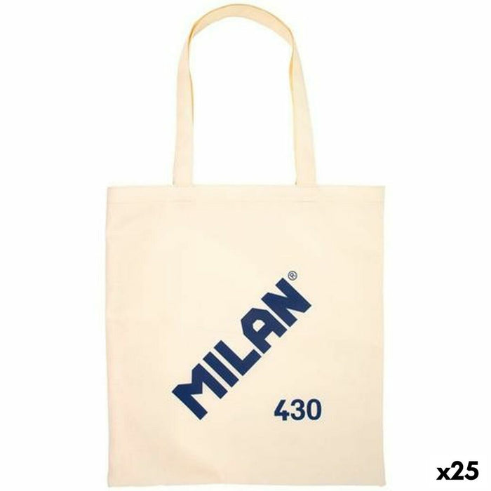 Fabric bag Milan 1918 Beige 41 x 38 x 0,5 cm (25 Units)