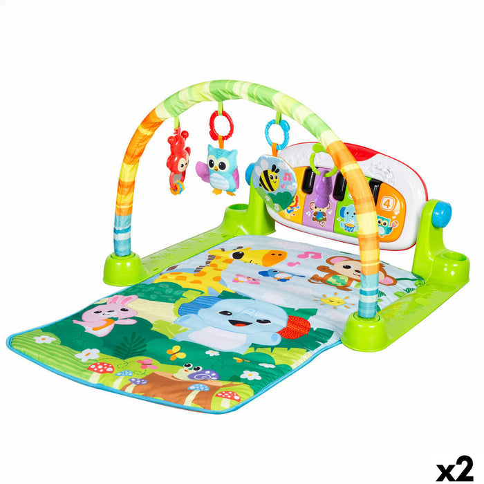 Alfombra de juego Winfun Tela Plástico 63 x 43 x 91 cm (2 Unidades)